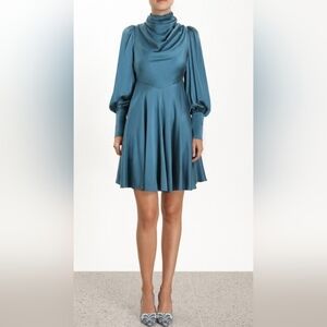 NWT ZIMMERMANN COWL SHORT DRESS